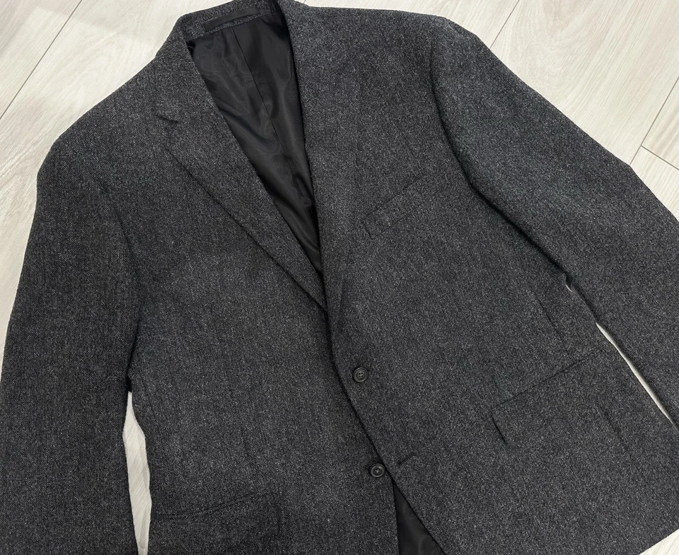 Mark & Spencer by MOON England tweed blazer sport coat jacket / size XXL - Image 3 of 4