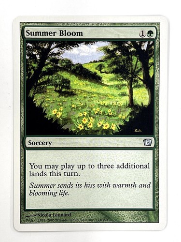 Summer Bloom 273 Uncommon 9th Edition Magic: The Gathering Lightly Played