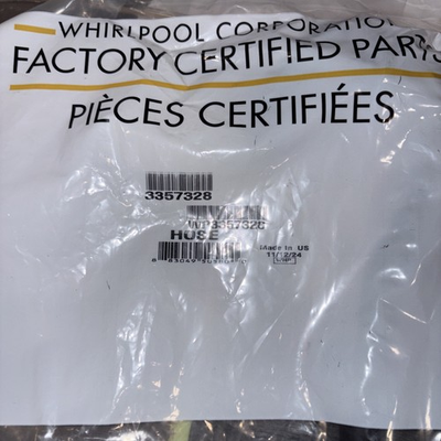 #ad New*** WP3357328 OEM Whirlpool Washer Hose Genuine New In Original Bag $16.99