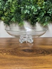 Vintage Steuben Glass Signed Scroll Footed 10.75” Bowl John Dreves Designed