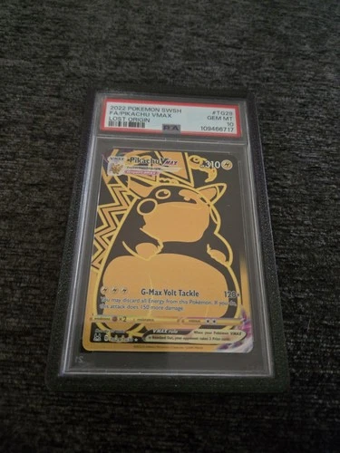 2022 POKEMON SWSH LOST ORIGIN TRAINER GALLERY #TG29/TG30 PIKACHU  VMAX PSA 10