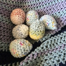 Easter Eggs Crochet Plushies