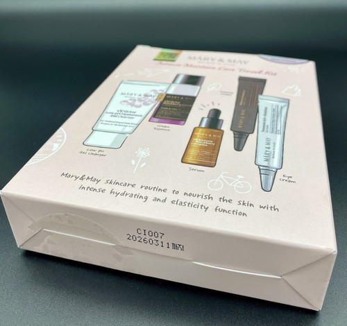 Mary & May Hyaluronic Intense Moisture Care Travel Kit Set Of 6 Korean NEW - Picture 3 of 3