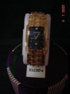 elgin rectangular watch