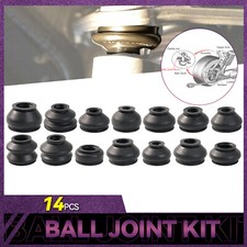 14xDust Boot Cover Suspension Steering Ball Joint Track Tie Rod Linkage Kit  End