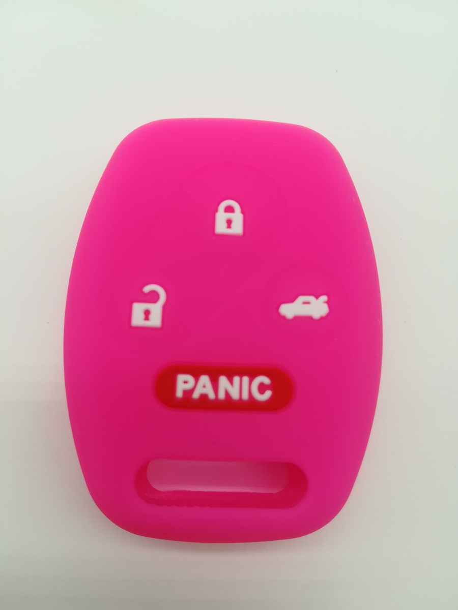 Pink Key Case Cover for 2003-2012 HONDA ACCORD Civic Pilot CR-V