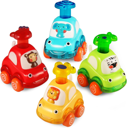 Animal Car Baby Toys for 1 2 Year Old Boy|First Birthday Gifts for Toddler Toys - Picture 3 of 12