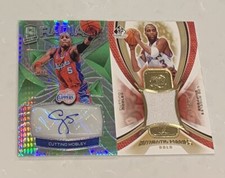 Cuttino Mobley Clippers Spectra Radiant Signed /49 & SP Jersey /100 (2) Card Lot