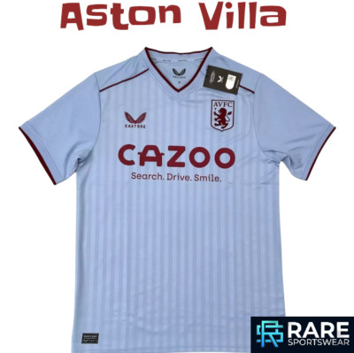 AUTHENTIC ASTON VILLA 2022-23 AWAY FOOTBALL SHIRT MEDIUM ADULT CASTORE (BNWT)