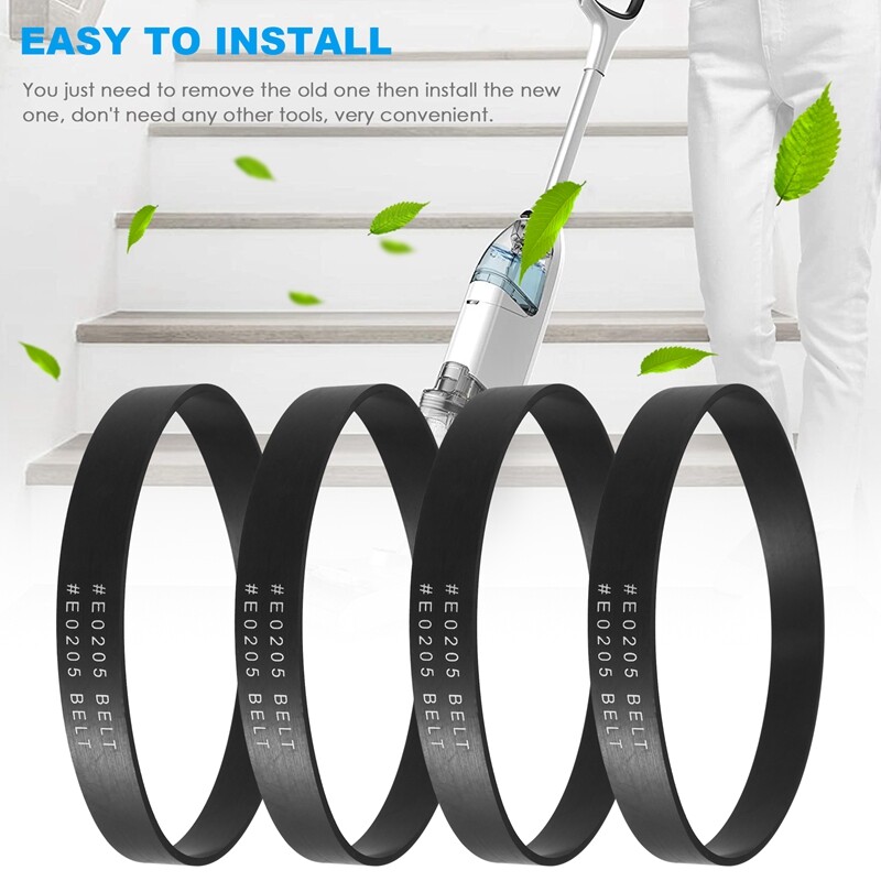 4 Pack Vacuum Belt Replacement Belts for Eureka U E0205 Upright Vacuum