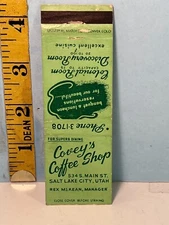 Vintage Covey's Coffee Shop & Colonial Kitchen Matchbook