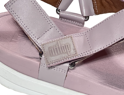 NEW FITFLOP SOFT LILAC LOOSH LEATHER CROSS STRAP SANDALS SHOES SIZE 11 |  eBay