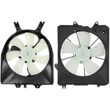 Radiator Condenser Cooling Fan Assembly For Honda Odyssey 2005-10 3.5L 3471CC V6
