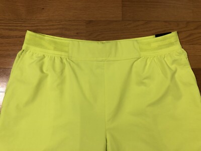 New L Nike Air Tech Challenge Court Shorts Andre Agassi Neon Volt