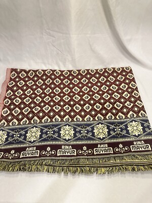 Ganesh Khadi Vastralayamu Dual Sided Blanket Rina Mayur Border 56 x80  India