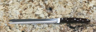 Wonder Knife Double Sided Serrated Blade Handle Full Tang Japan Vintage