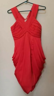 Vero Moda Classic Women Dress Size 160/80A Assymetrical Pleated Sleeveless  Gown | eBay