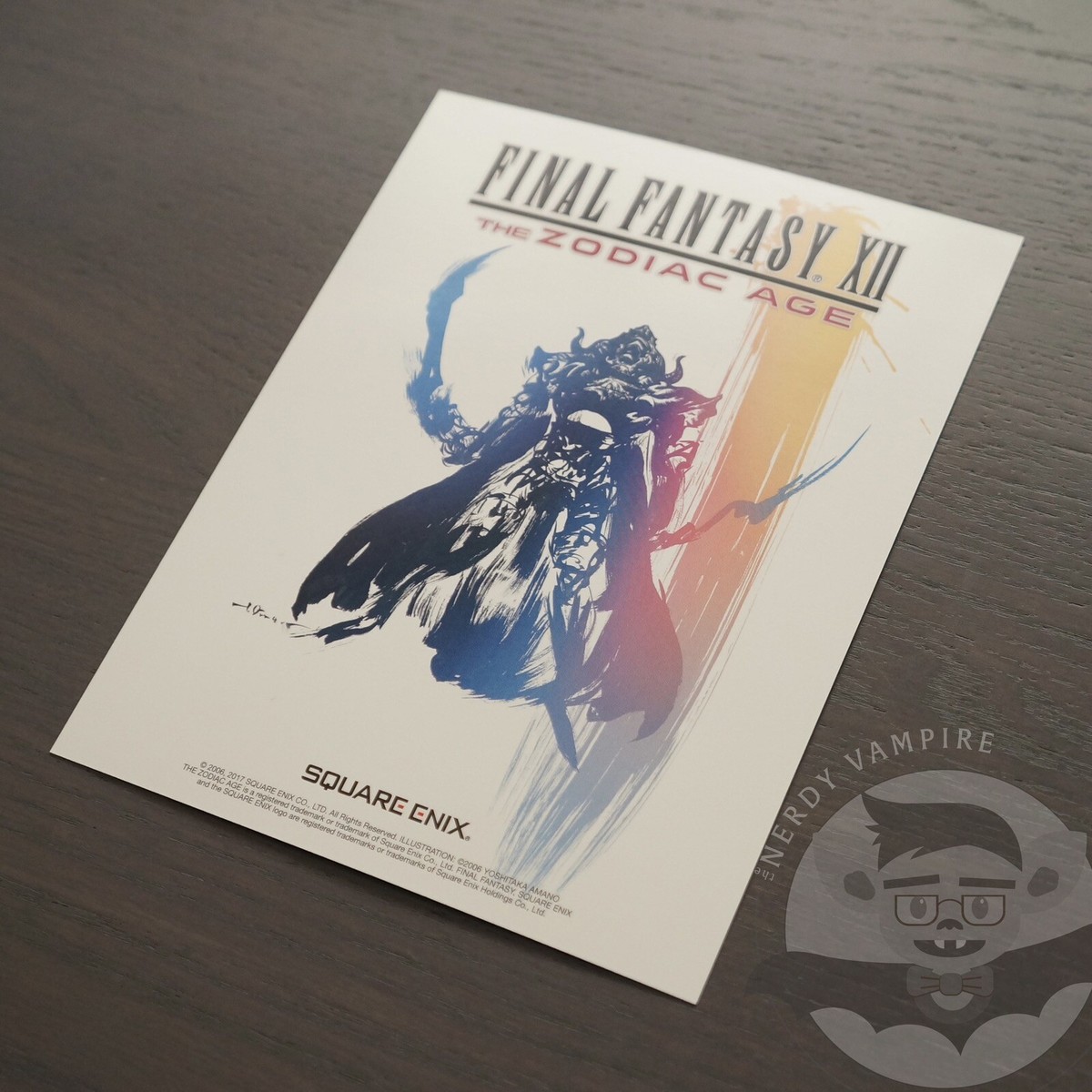 Final Fantasy 12 XII The Zodiac Age Collectors Edition | Vaan Card