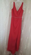 Alfred Angelo Signature Bridesmaids Collection 7338L Size 8 Persimmon