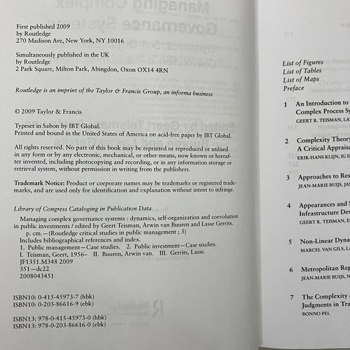 Managing Complex Governance Systems Geert Teisman Arwin van Buuren HC 2009 - 第 5/9 張圖片