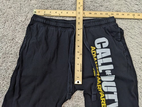 Call Of Duty Advanced Warfare Sweatpants Mens Small Black Drawstring - Picture 6 of 10