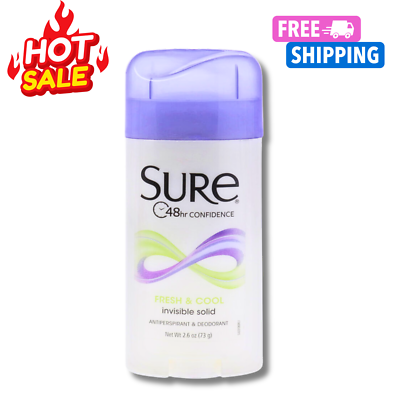 #ad #ad Sure Anti Perspirant amp; Deodorant Invisible Solid Fresh amp; Cool 2.60 oz $14.49