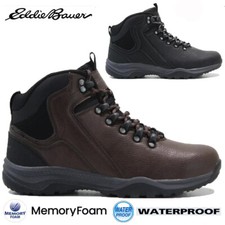 MENS WATERPROOF WALKING HIKING MEMORY FOAM CASUAL WINTER ANKLE BOOTS TRAINERS