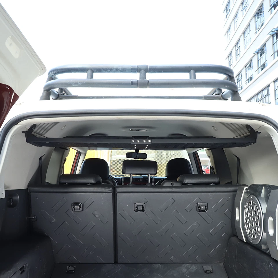 Panel de almacenamiento de equipaje estante de carga trasero de aleación para Toyota FJ Cruiser 2007-21 Foto 3 de 4