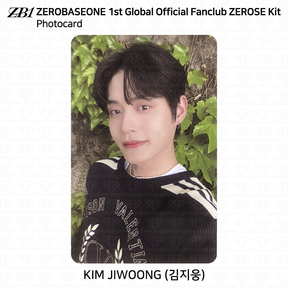 ZEROBASEONE ZB1 1st Global Official Fanclub Zerose Kit Photocard