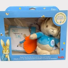 Kids Preferred PETER RABBIT Beatrix Potter 3-pc Gift Set Plush Toy Teether New
