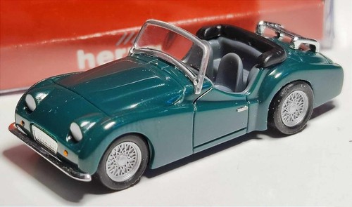 HERPA 022316 - TRIUMPH TR3 Roadster Kieferngrün 1:87 - Neuwertig mit OVP