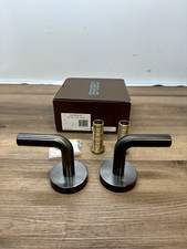 Brizo HL70439-SL Litze Wall Mount Tub Filler Lever Handles, Luxe Steel *READ*