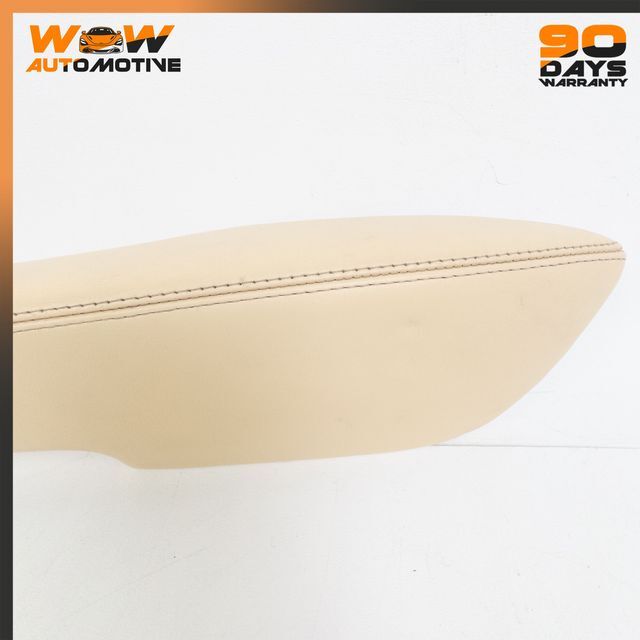 04-10 BENTLEY CONTINENTAL GT RIGHT PASSENGER DOOR ARMREST LEATHER BEIGE OEM