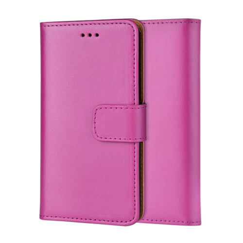 REAL LEATHER WALLET STAND CASE CARD POCKET FOR IPHONE 7/8/11/12/13 Pro Max/14/15 - Picture 31 of 37