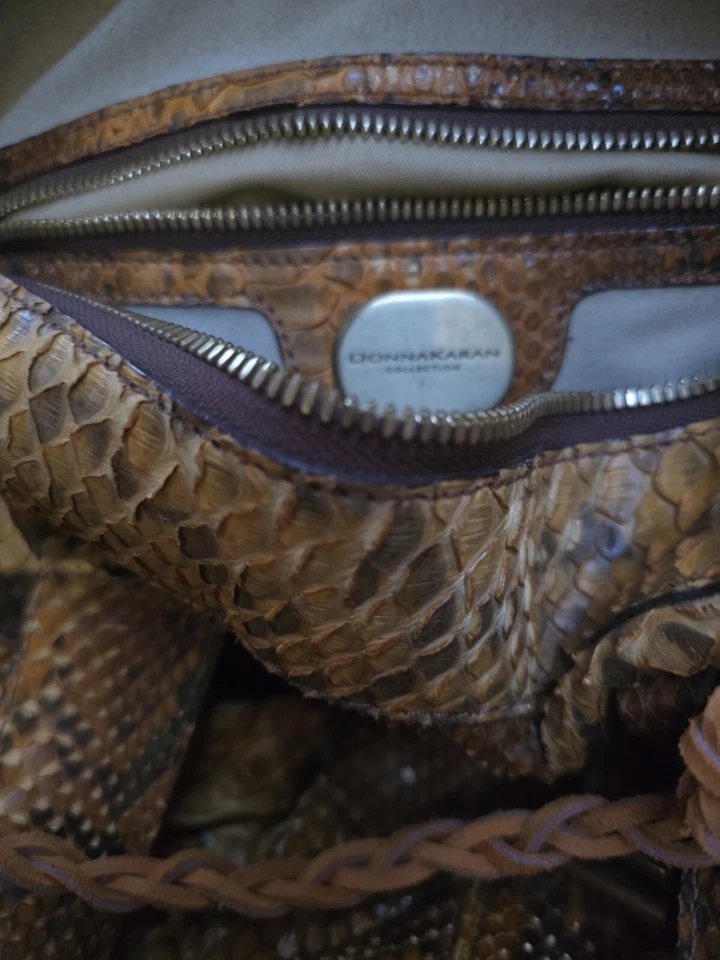 Donna Karan Snakskin Purse Foto 3 de 3