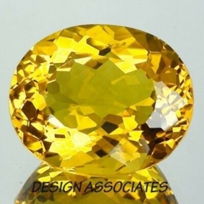 GOLDEN BERYL 12.70 x 7.80 MM OVAL CUT OUTSTANDING COLOR F-666