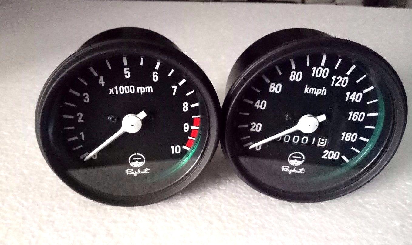SPEEDOMETER & TACHOMETER SET RPM METER CLUSTER YAMAHA RD250 RD 350