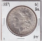 1889 - US Morgan Silver Dollar - Brilliant Uncirculated! Nice coin!