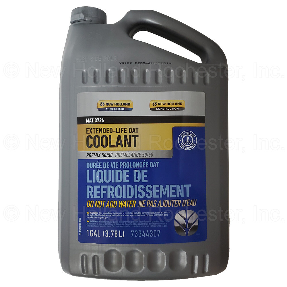 New Holland 1 Gal Extended Life OAT Coolant / Antifreeze - Premix