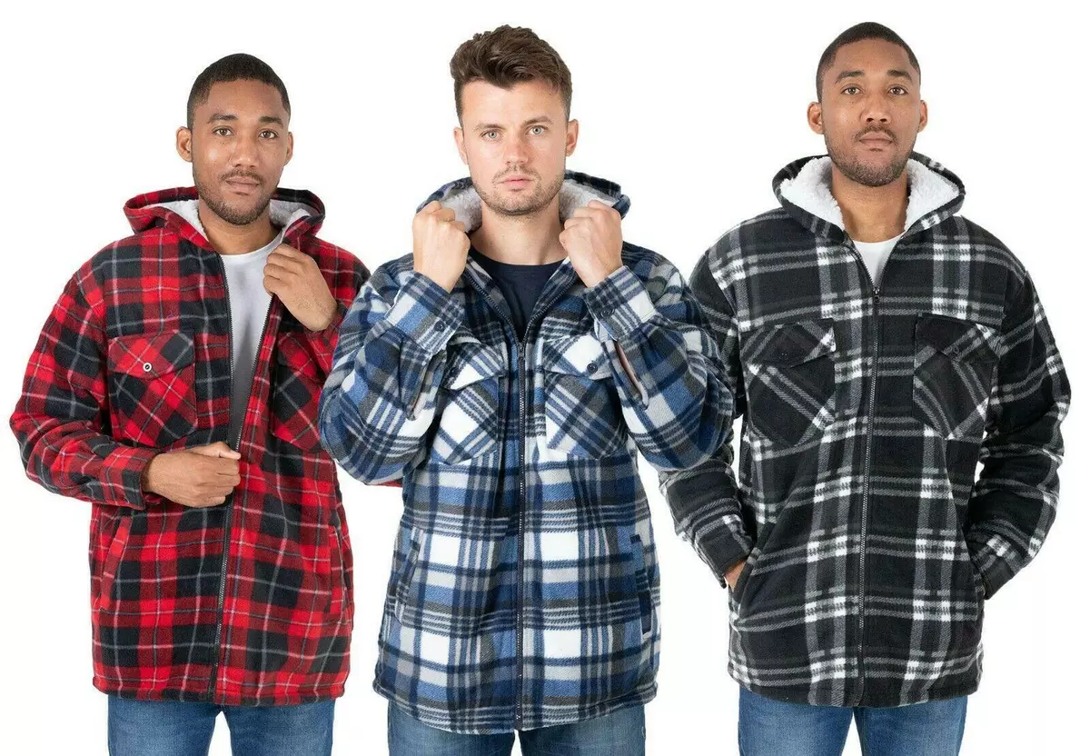 Fleece lined lumberjack clearance jacket