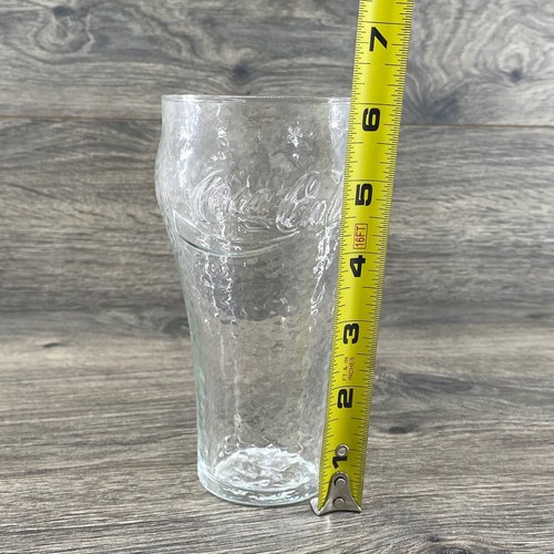 Vintage Enjoy Coca Cola Pebble Clear Drinking Glass 12 Oz - Picture 7 of 7