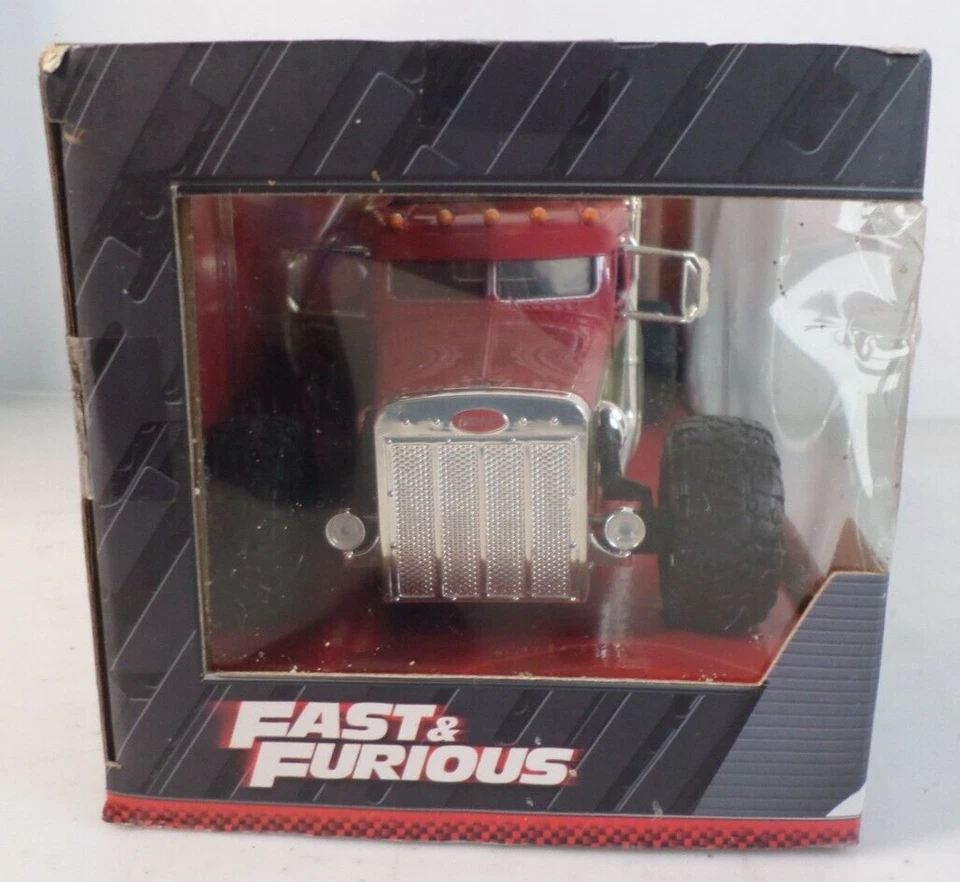 Jada 1:24 Fast & Furious Hobbs & Shaw's Custom Peterbilt Truck 32089 Diecast Car - Image 4 of 4