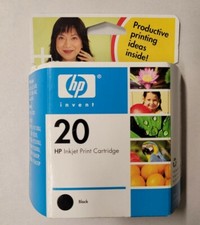 HP 20 Black Ink Cartridge Exp 2007