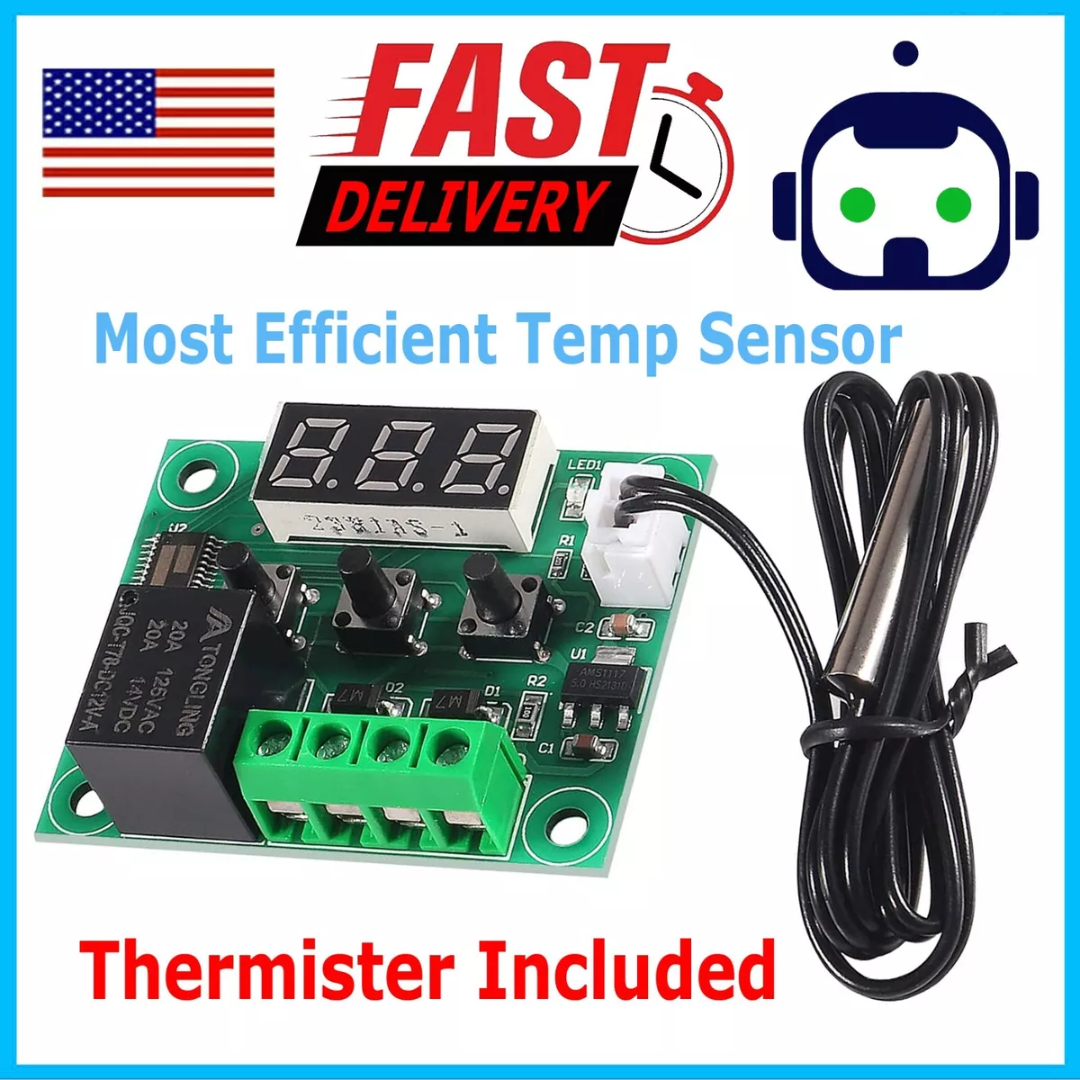 Thermostat Control Switch Sensor  Digital Temperature Controller