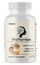 ProNervium Brain Health Supplement For Mental Clarity, 60 Capsules