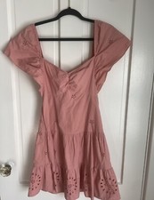 Zara Blush Peach Cotton SunDress~Size~XS