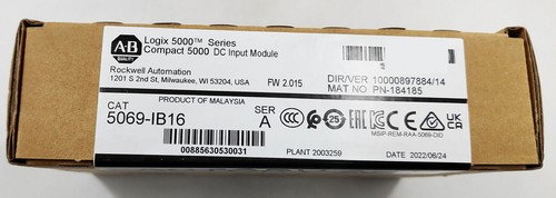 Nuovo per Allen Bradley 5069-IB16 Compact 5000 24V DC modulo di ingresso SIGILLATO - Foto 2 di 3