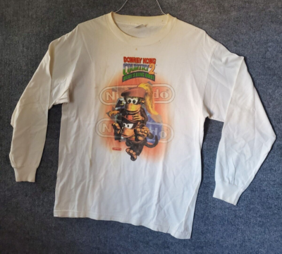 Vintage 90s Nintendo SNES Donkey Kong Country 2 DKC2 Promo L T