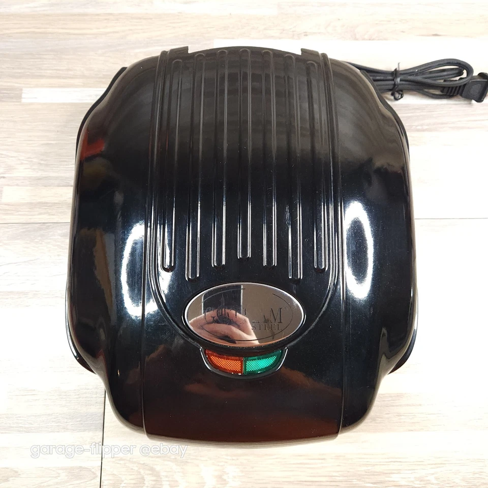 Parrilla interior portátil de cocción rápida antiadherente cobre acero Gotham bandeja de goteo baja en grasa Foto 2 de 4