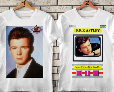 Rick Astley T-Shirt Never Gonna Give You Up, 1980er Jahre Pop Soul, jetzt Rockn Roll Star